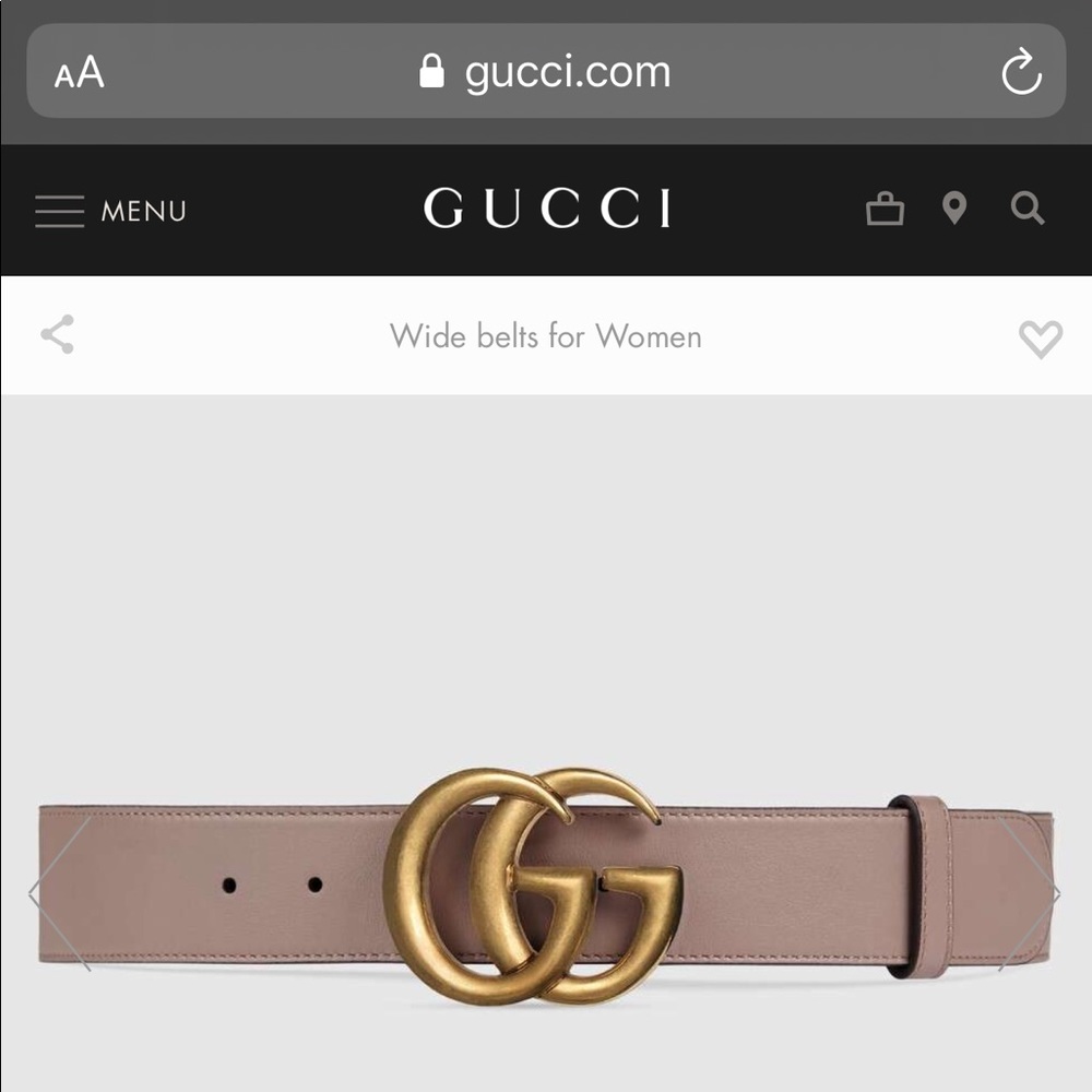 Gucci belt